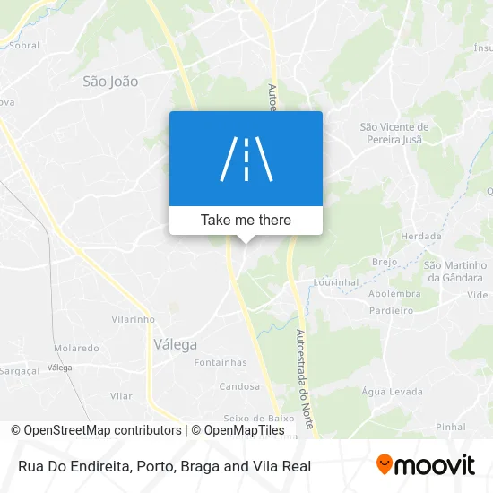 Rua Do Endireita map