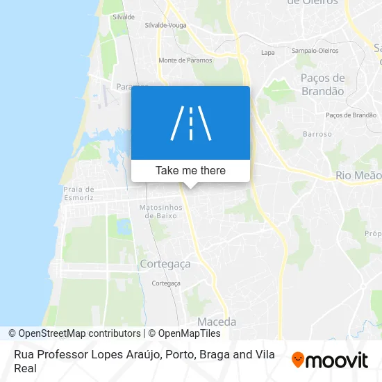 Rua Professor Lopes Araújo map