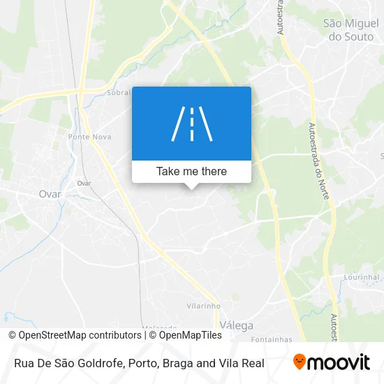 Rua De São Goldrofe map