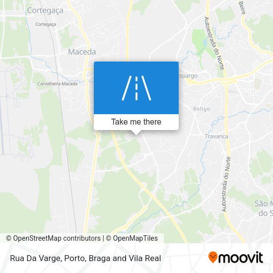 Rua Da Varge mapa