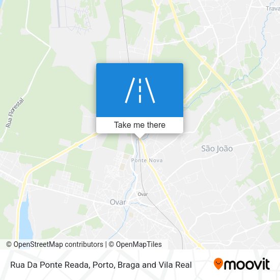Rua Da Ponte Reada mapa