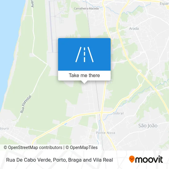 Rua De Cabo Verde map