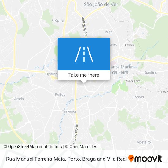 Rua Manuel Ferreira Maia mapa