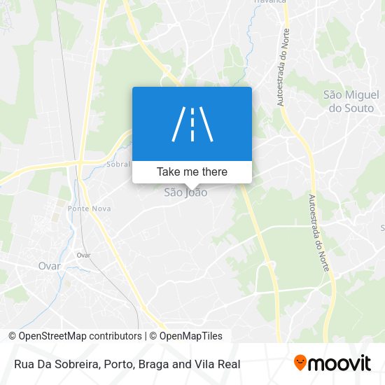 Rua Da Sobreira mapa