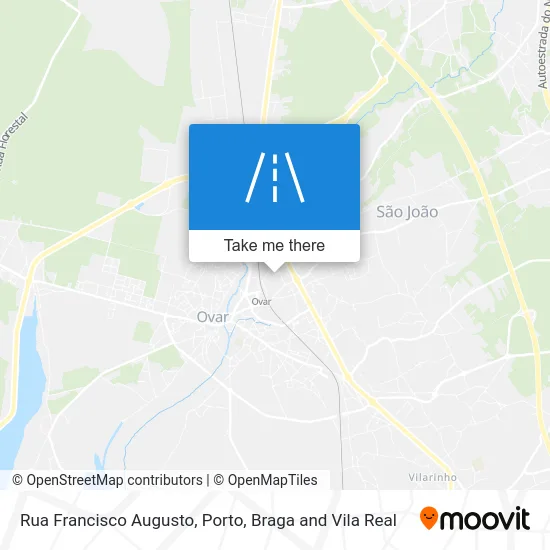 Rua Francisco Augusto map
