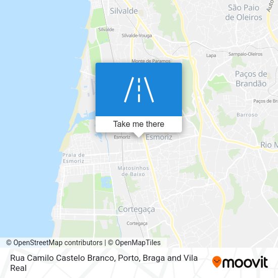 Rua Camilo Castelo Branco mapa
