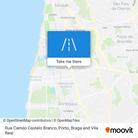 Rua Camilo Castelo Branco map