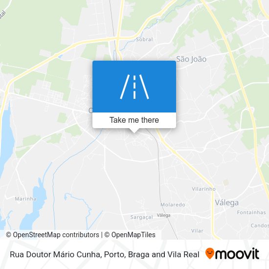 Rua Doutor Mário Cunha mapa