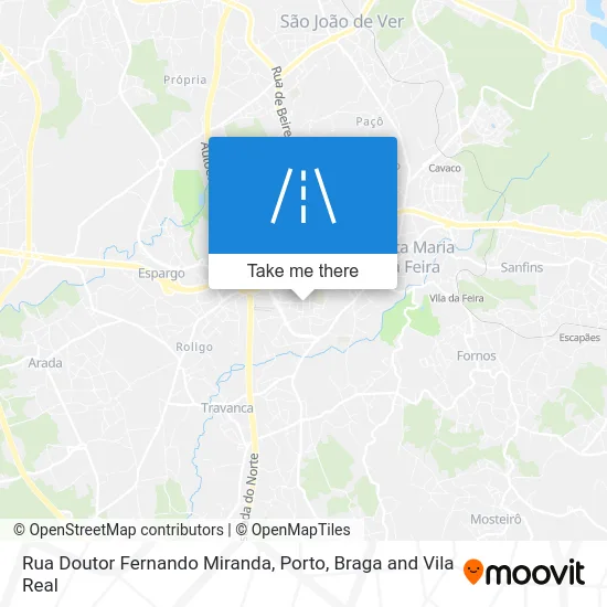 Rua Doutor Fernando Miranda map