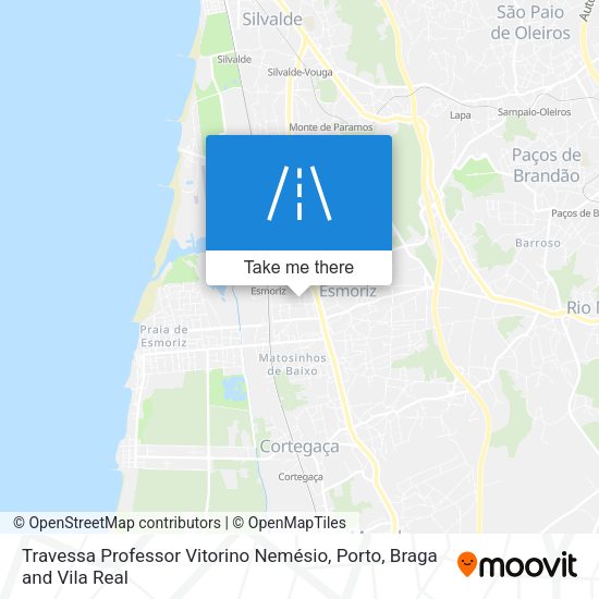 Travessa Professor Vitorino Nemésio map