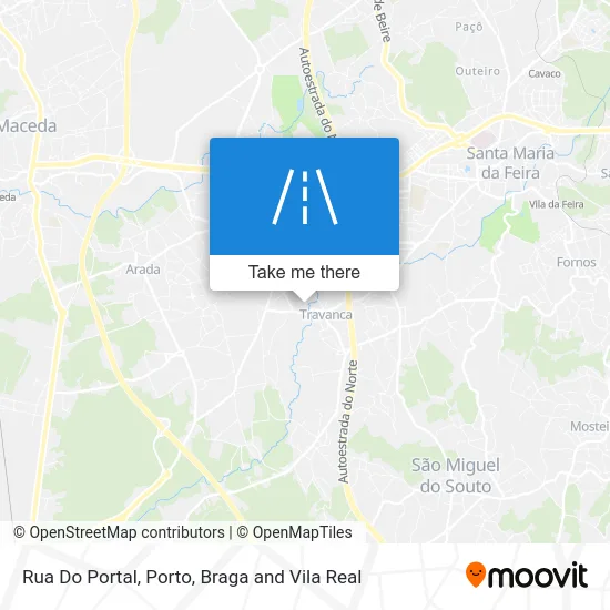 Rua Do Portal map