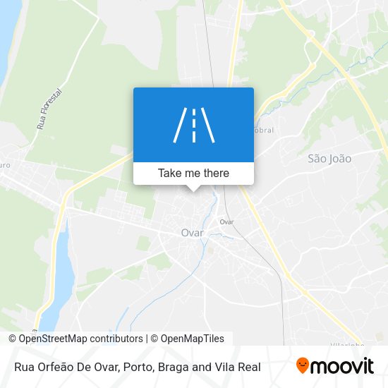 Rua Orfeão De Ovar mapa