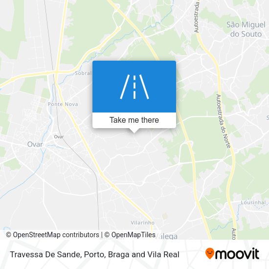 Travessa De Sande mapa