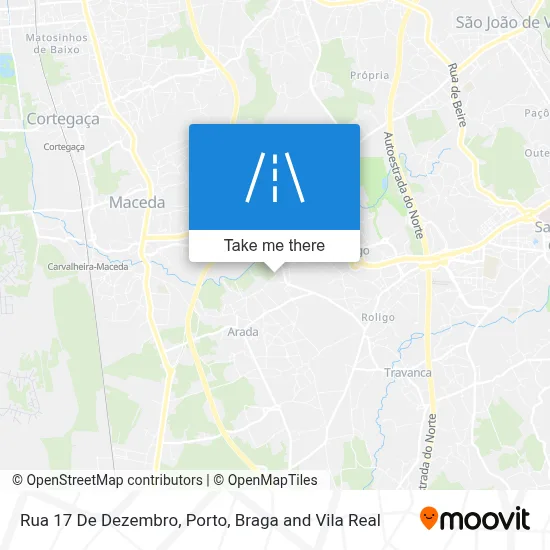 Rua 17 De Dezembro map