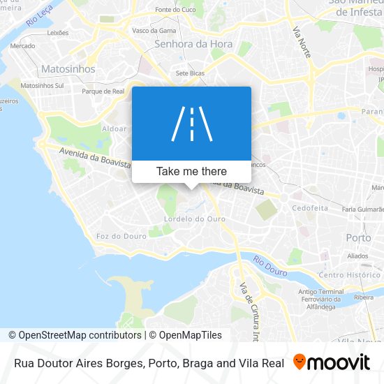 Rua Doutor Aires Borges map