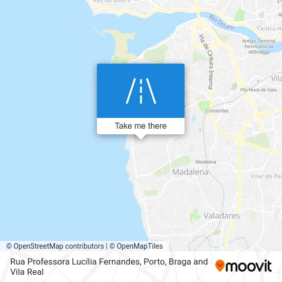 Rua Professora Lucília Fernandes map