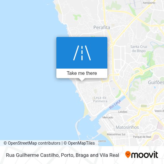 Rua Guilherme Castilho mapa