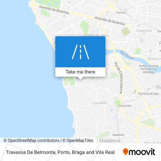 Travessa De Belmonte mapa