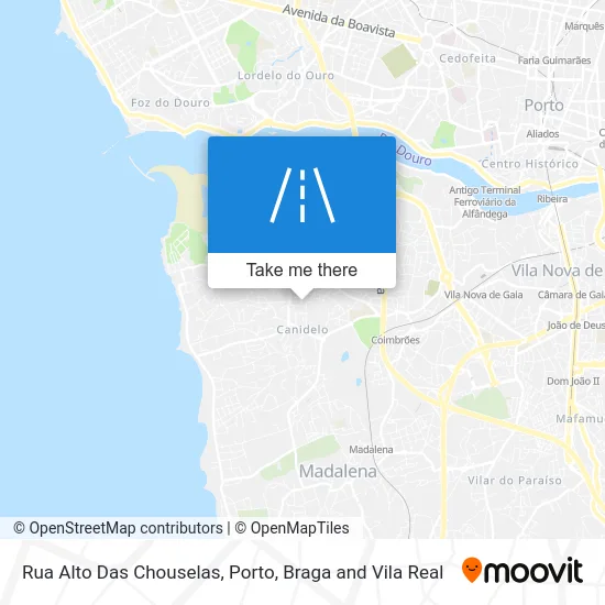 Rua Alto Das Chouselas map