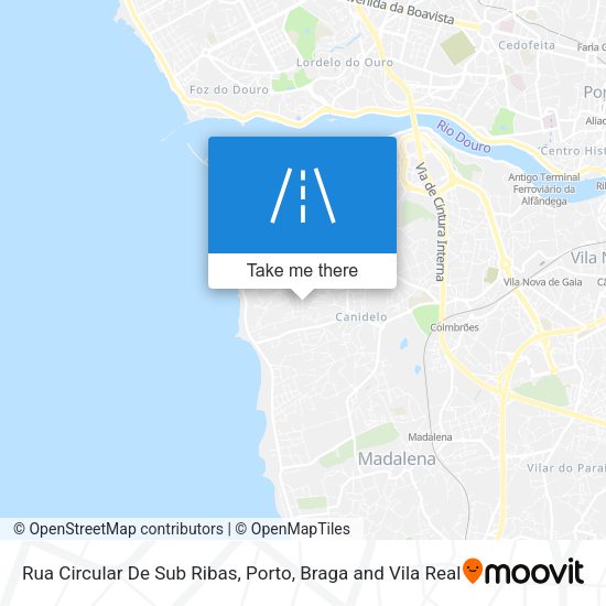 Rua Circular De Sub Ribas map