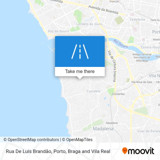 Rua De Luís Brandão map