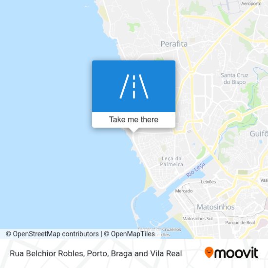 Rua Belchior Robles mapa
