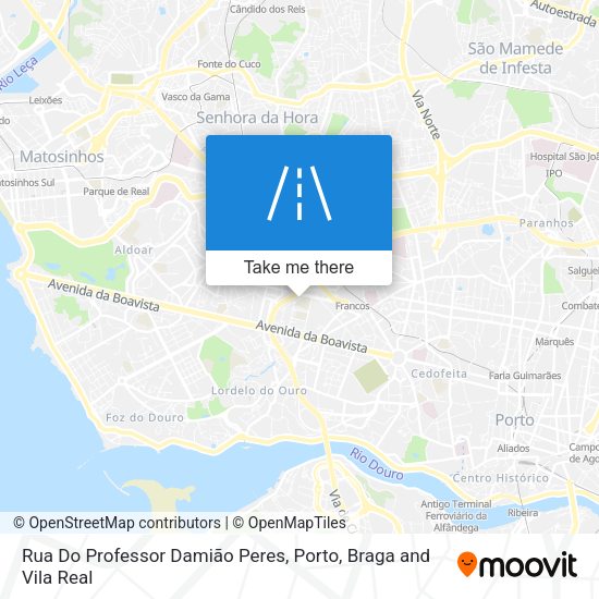 Rua Do Professor Damião Peres map