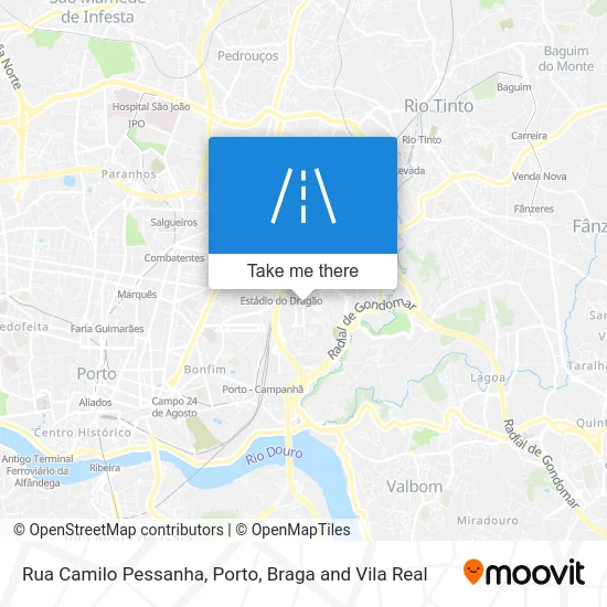 Rua Camilo Pessanha map