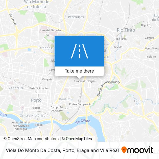 Viela Do Monte Da Costa map