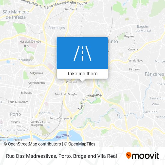 Rua Das Madressilvas map