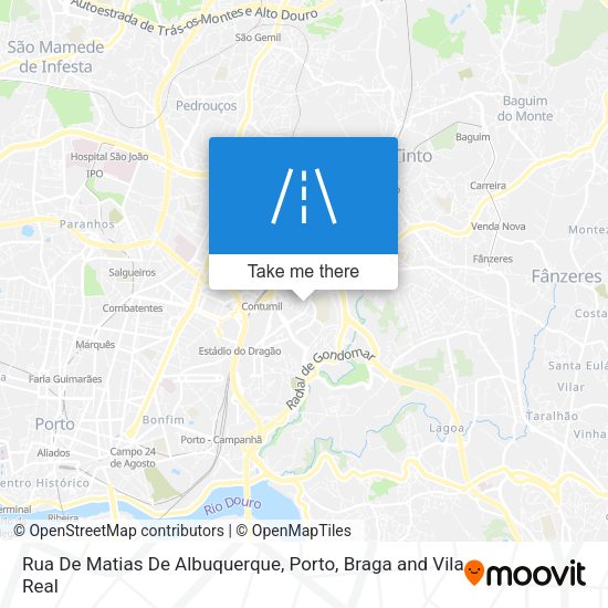 Rua De Matias De Albuquerque mapa