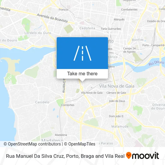 Rua Manuel Da Silva Cruz map