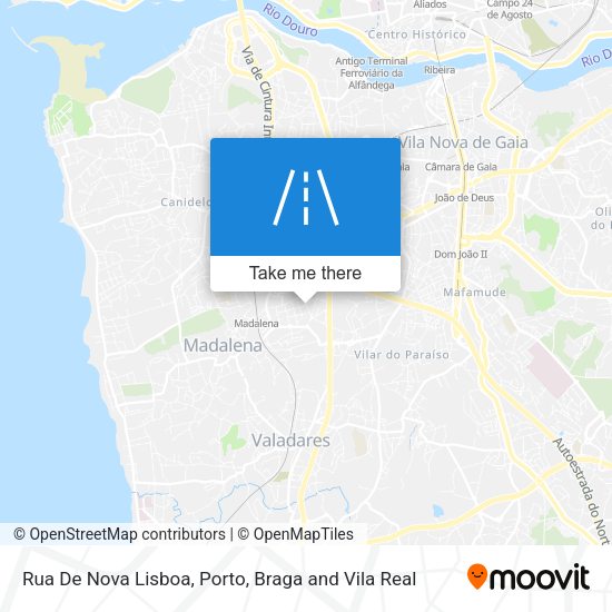 Rua De Nova Lisboa mapa
