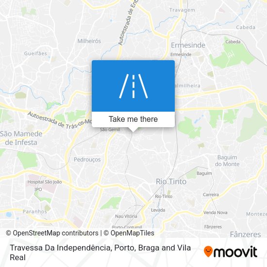 Travessa Da Independência map