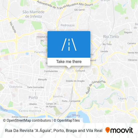 Rua Da Revista "A Águia" map