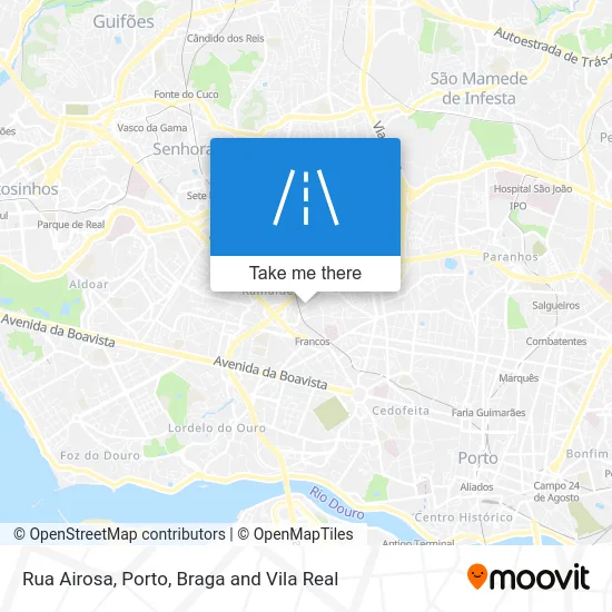Rua Airosa map
