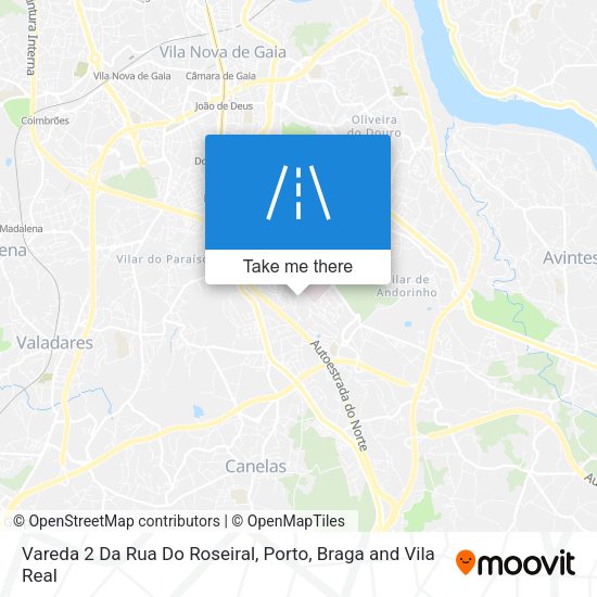 Vareda 2 Da Rua Do Roseiral map