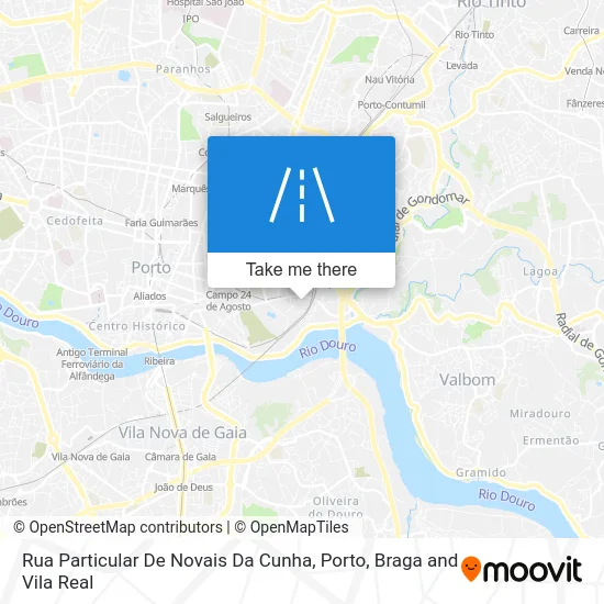 Rua Particular De Novais Da Cunha map