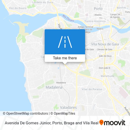 Avenida De Gomes Júnior mapa