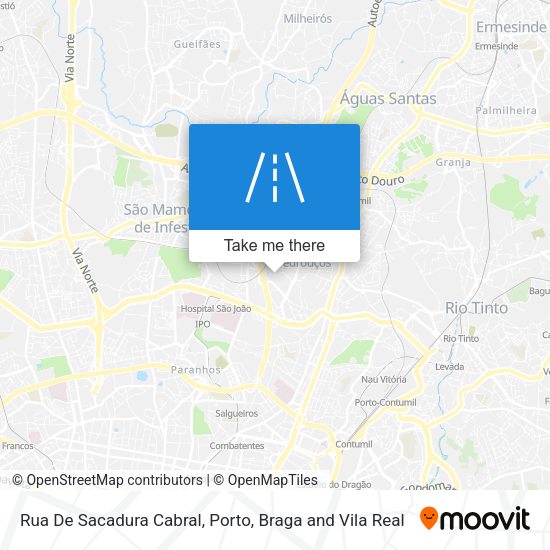 Rua De Sacadura Cabral mapa