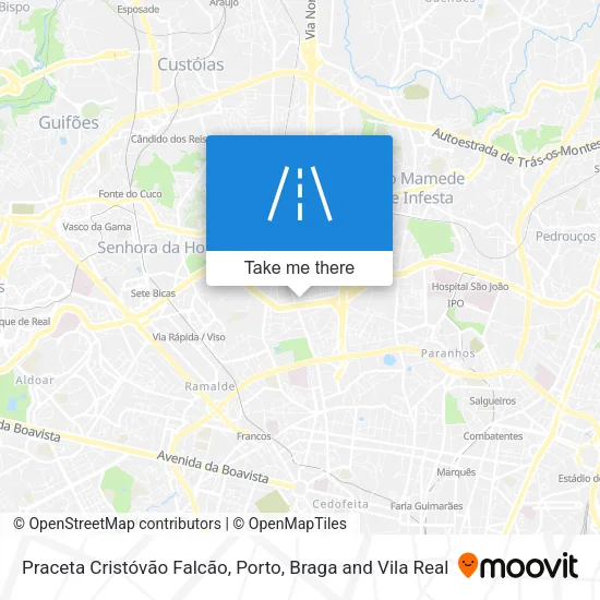 Praceta Cristóvão Falcão map