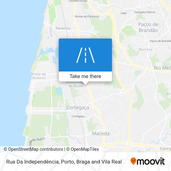 Rua Da Independência map