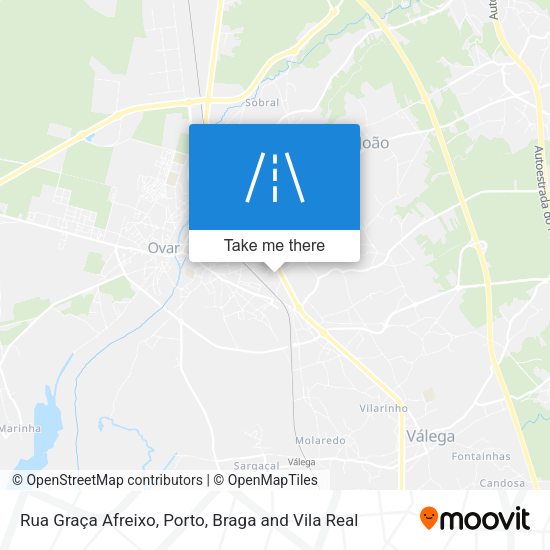 Rua Graça Afreixo mapa