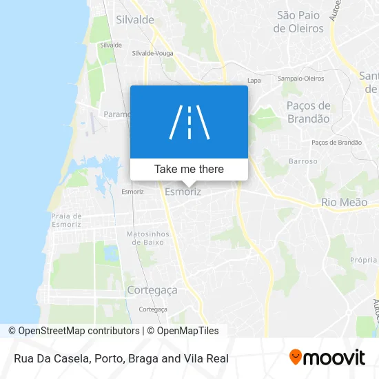 Rua Da Casela map