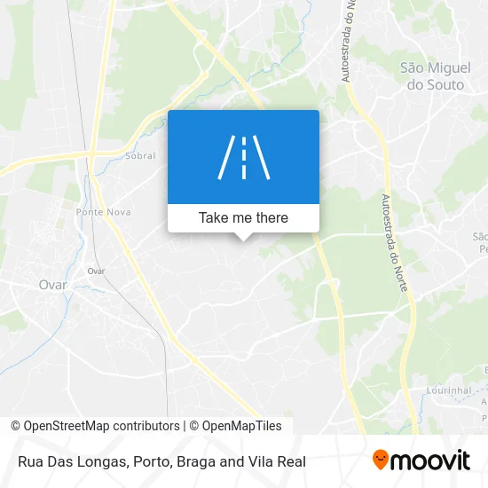 Rua Das Longas map