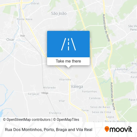 Rua Dos Montinhos map