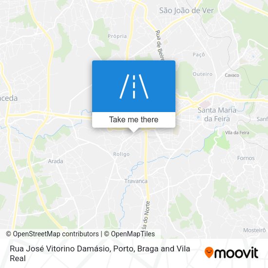 Rua José Vitorino Damásio map