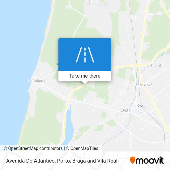 Avenida Do Atlântico mapa