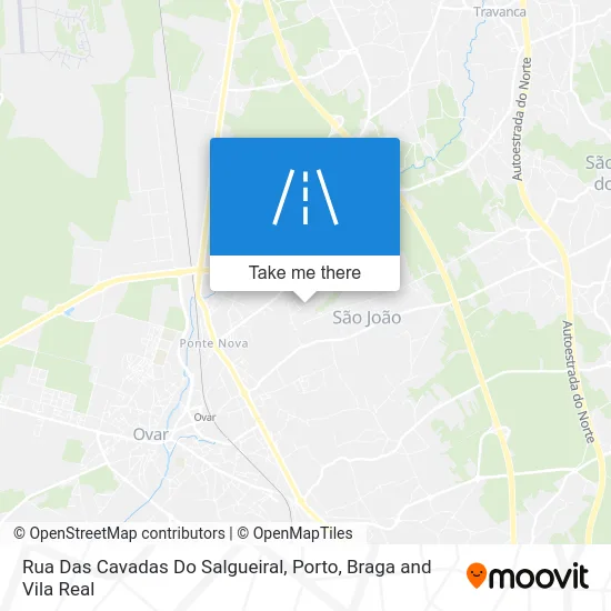 Rua Das Cavadas Do Salgueiral map