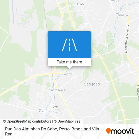 Rua Das Alminhas Do Cabo map